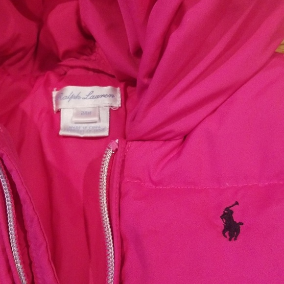 Ralph Lauren Quilted Down Peplum Jacket - Picture 2 of 4